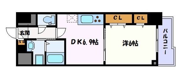 Wコート城西の物件間取画像